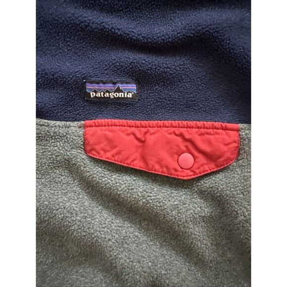 Patagonia Lightweight Synchilla Snap-T Fleece Pullover Gray Blue Men’s Large EUC - Picture 3 of 7